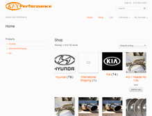 Tablet Screenshot of kfxparts.com